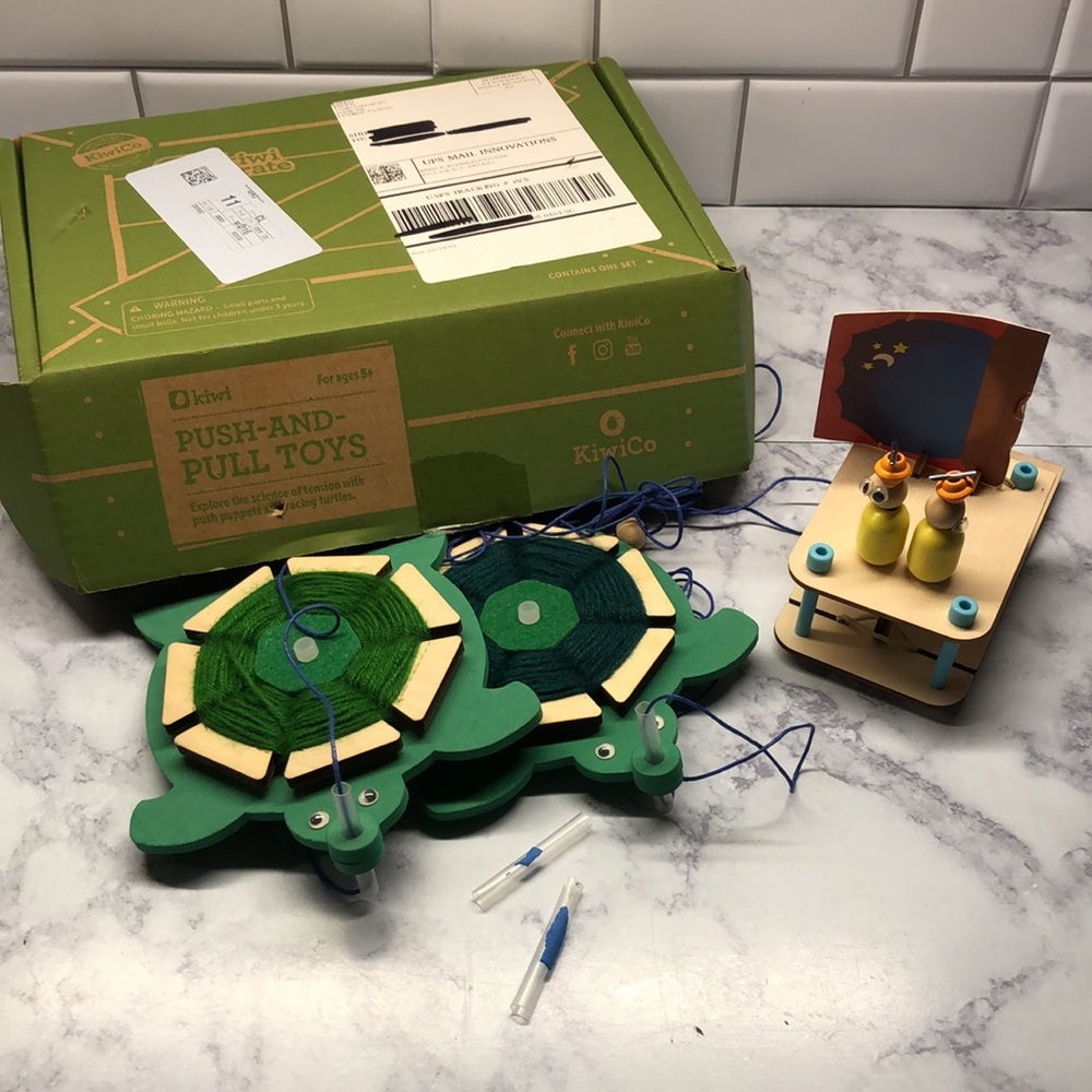 Kiwi Crate Push-n-Pull Toys